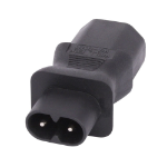 Lindy IEC C8 Figure 8 Socket to IEC C13 3 Pin Plug Adapter
