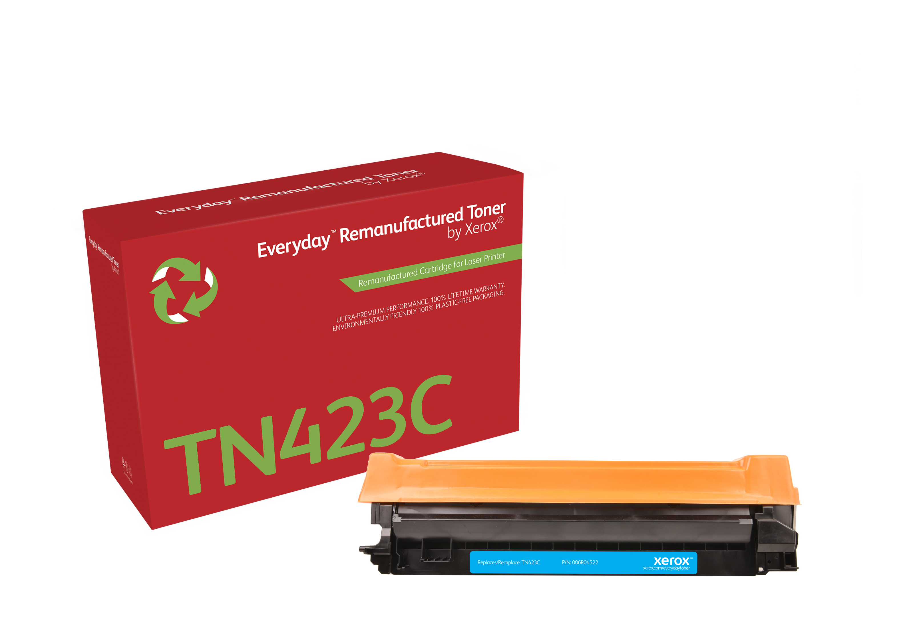 Image of Xerox 006R04522 Toner-kit cyan, 4K pages (replaces Brother TN423C)...