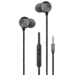 2GO 795967 hoofdtelefoon/headset Bedraad In-ear Oproepen/muziek Antraciet, Zwart