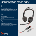 POLY Blackwire C5220 USB-C Headset +Inline Cable