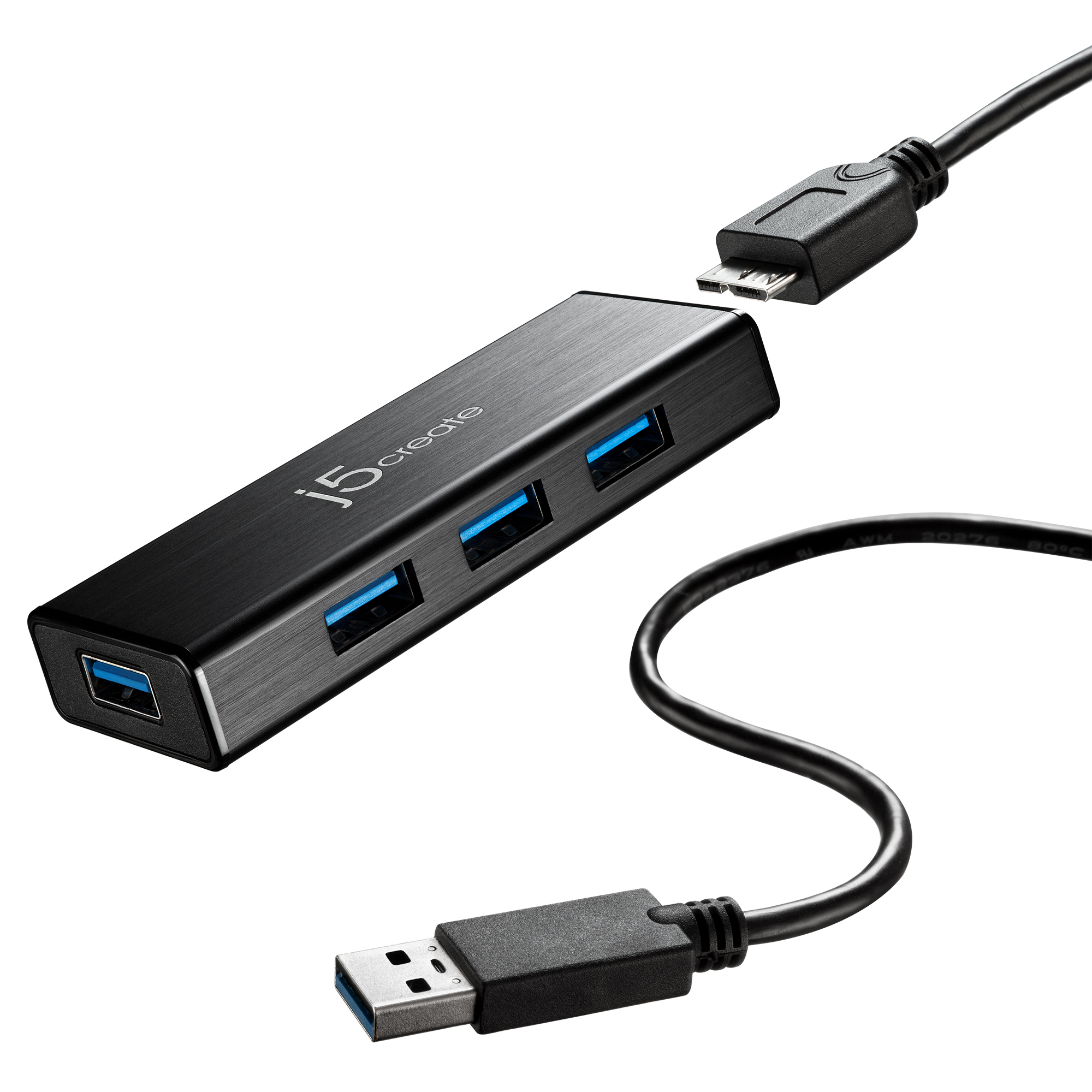 Image of j5create JUH340 USB 3.0 4-Port Hub