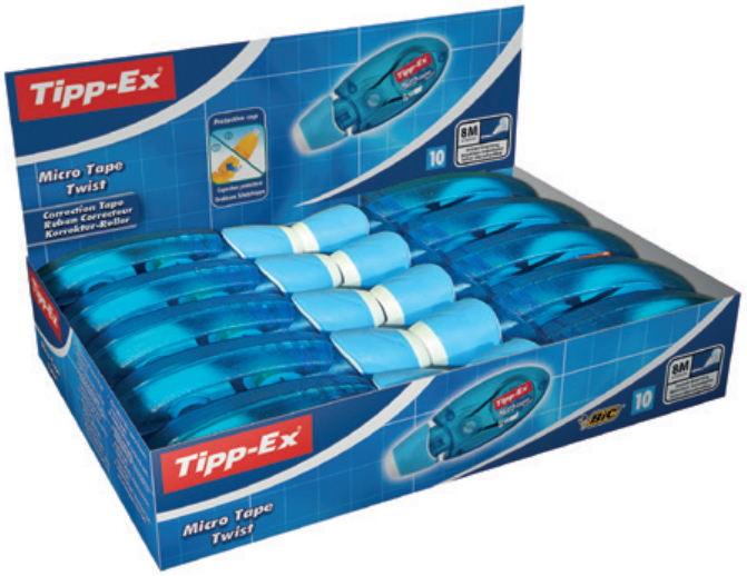 Tipp-Ex Micro Tape Twist Correction Tape (10 Pack) 8706142