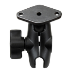 RAM Mounts Double Socket Arm with Diamond Plate