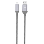 Silicon Power Boost Link Nylon LK30AC USB cable USB 3.2 Gen 1 (3.1 Gen 1) 1 m USB A USB C Grey