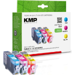 KMP C74V inktcartridge 3 stuk(s) Cyaan, Magenta, Geel