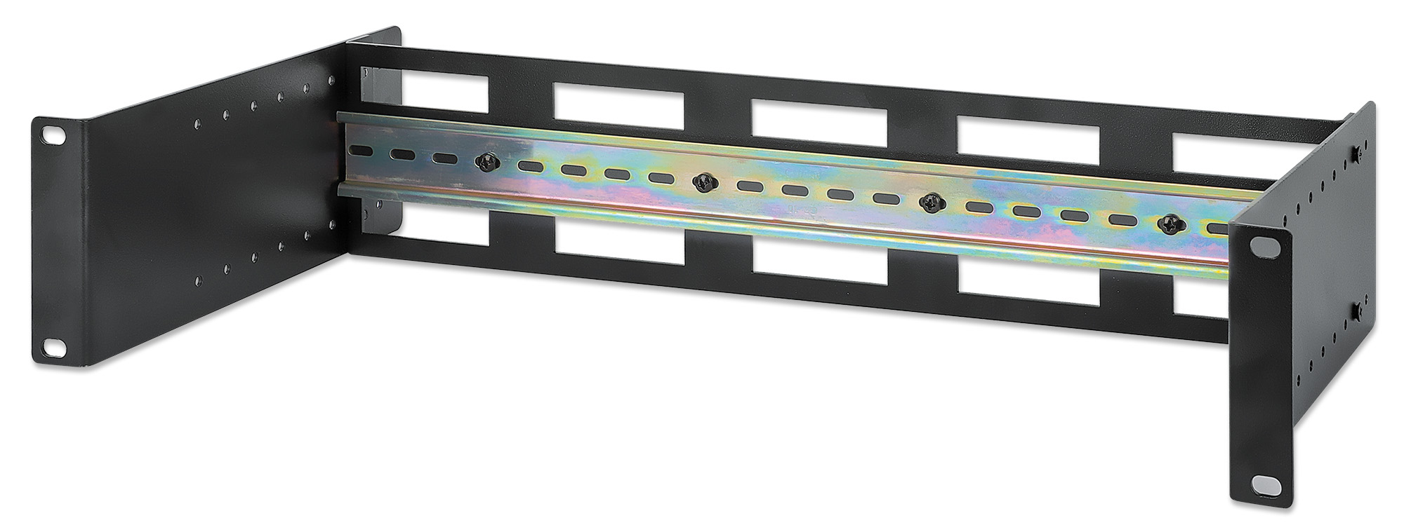 Intellinet 19" Rack Mount Din Rail Kit Depth Adjustable. 2U. box