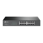 TP-Link TL-SG1016D network switch Unmanaged L2 Gigabit Ethernet (10/100/1000) Black