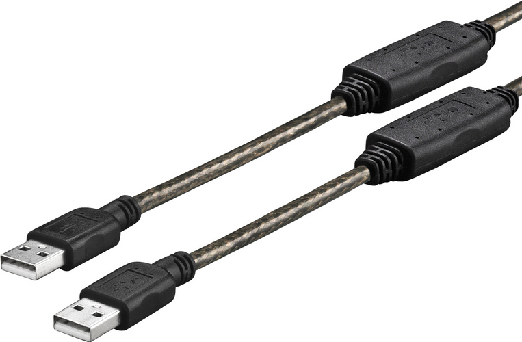 Vivolink PROUSBAA15 USB cable 15 m USB 2.0 USB A Black