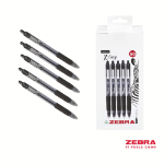 Zebra Z-Grip Smooth Retractable Ballpoint Pen Black Ink Box of 50