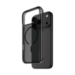 PanzerGlass CARE™ by ® Smokey Case w. Black MagSafe iPhone 2026 Pro Max | 17 Pro Max mobiele telefoon behuizingen Hoes Transparant