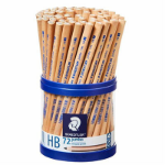 STAEDTLER NATURAL JUMBO TRIANGULAR PENCILS HB TUB 72