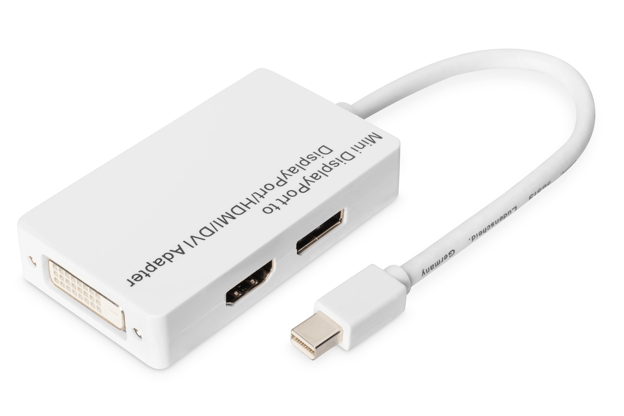 Image of Digitus Mini DisplayPort Adapter - DisplayPort, HDMI + DVI