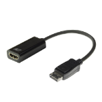 ACT AC7555 video cable adapter 0.15 m DisplayPort HDMI Type A (Standard) Black