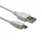 Cables Direct CDL 3M USB 2.0 A-MINIB 5 Pin Wht