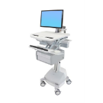 Ergotron StyleView White Flat panel Multimedia cart