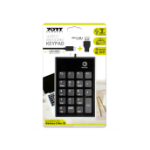 Port Designs 900801 numeriek toetsenbord Laptop USB Zwart, Grijs