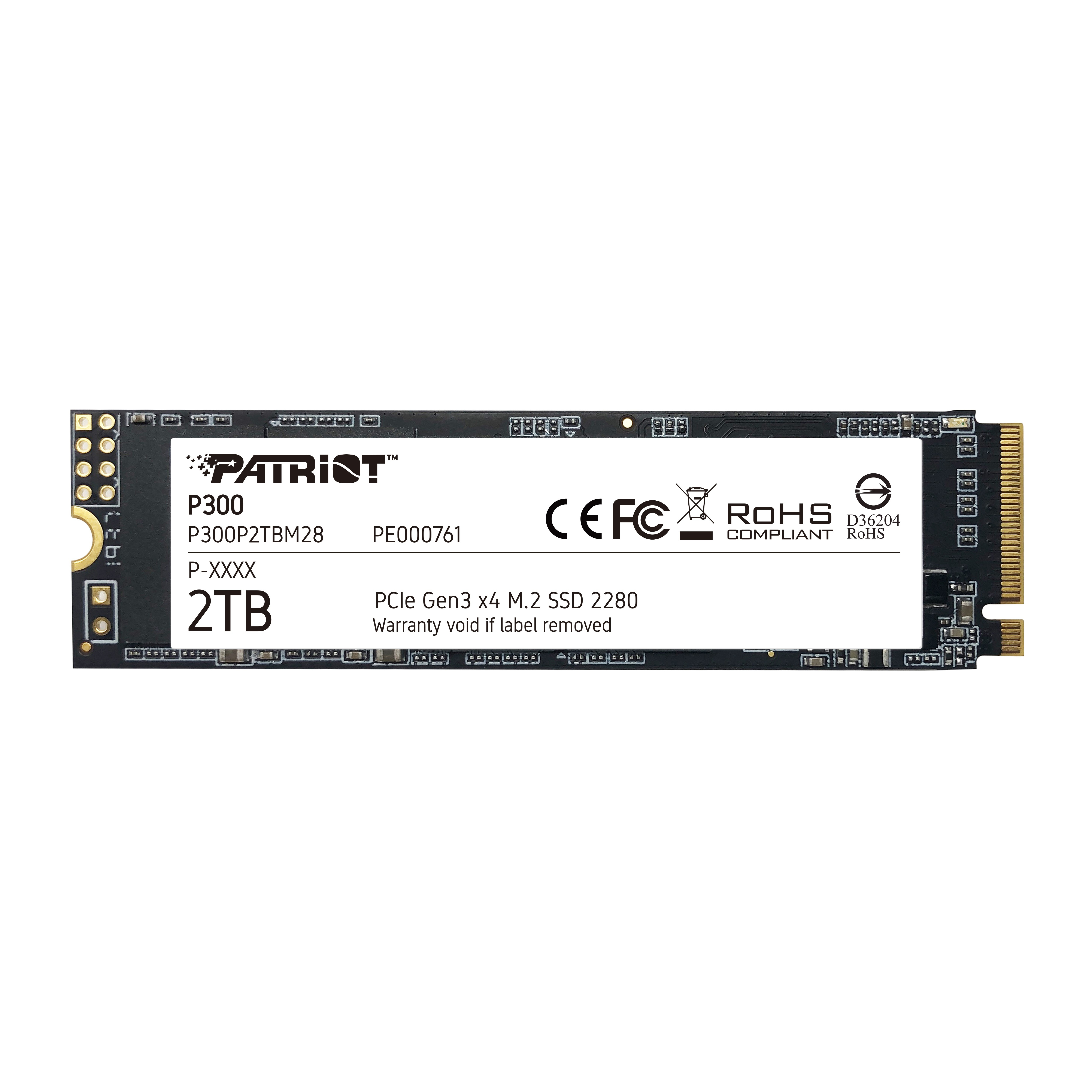 Image of Patriot Memory P300 M.2 2000 GB PCI Express 3.0 NVMe