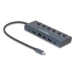 DeLOCK 92000 interface hub USB Type-C 5000 Mbit/s Blauw