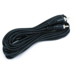 Monoprice 655 audio cable 300" (7.62 m) RCA Black