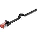 Microconnect V-UTP601S-FLAT networking cable Black 1 m Cat6 U/UTP (UTP)