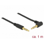 DeLOCK 85610 audio cable 1 m 3.5mm Black