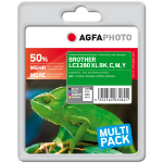 AgfaPhoto LC1280XLVALBPDR inktcartridge 4 stuk(s) Zwart, Cyaan, Magenta, Geel