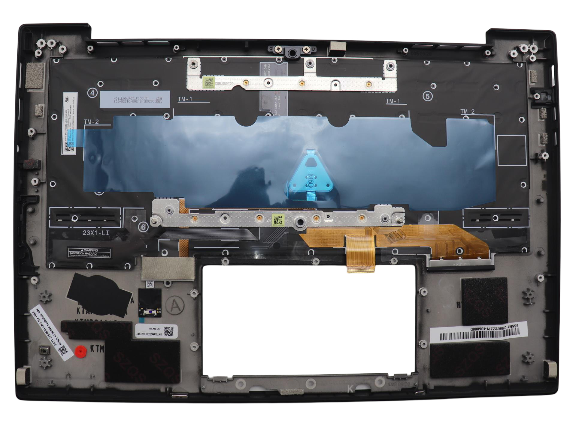 Lenovo 5M11q56051 Laptop Spare Part Cover + Keyboard