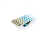 Equip 25558307 InfiniBand en Glasvezelkabel 3 m MPO LC Aqua-kleur