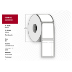 Capture 35000321 printer label White