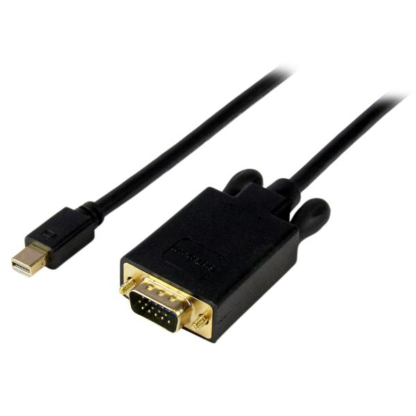 Image of StarTech.com 15 ft Mini DisplayPort to VGA Adapter Converter Cable...