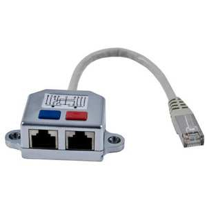 EU Product - TP-Y Adapter 2x10/100 FTP RJ45 - Adapter - Network thumbnail