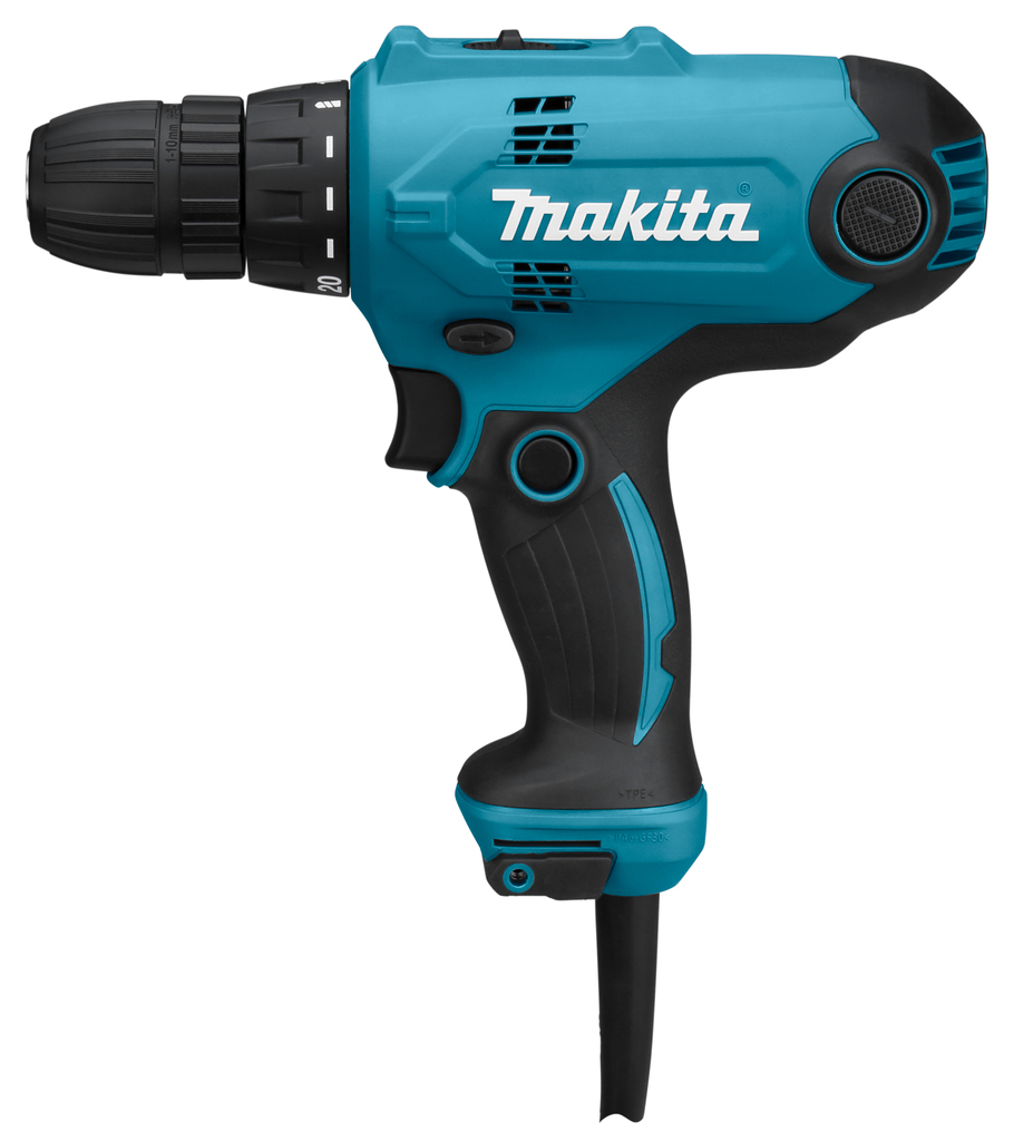 Makita DF0300 borr 1500 RPM utan nyckel 1,2 kg Svart, Blå
