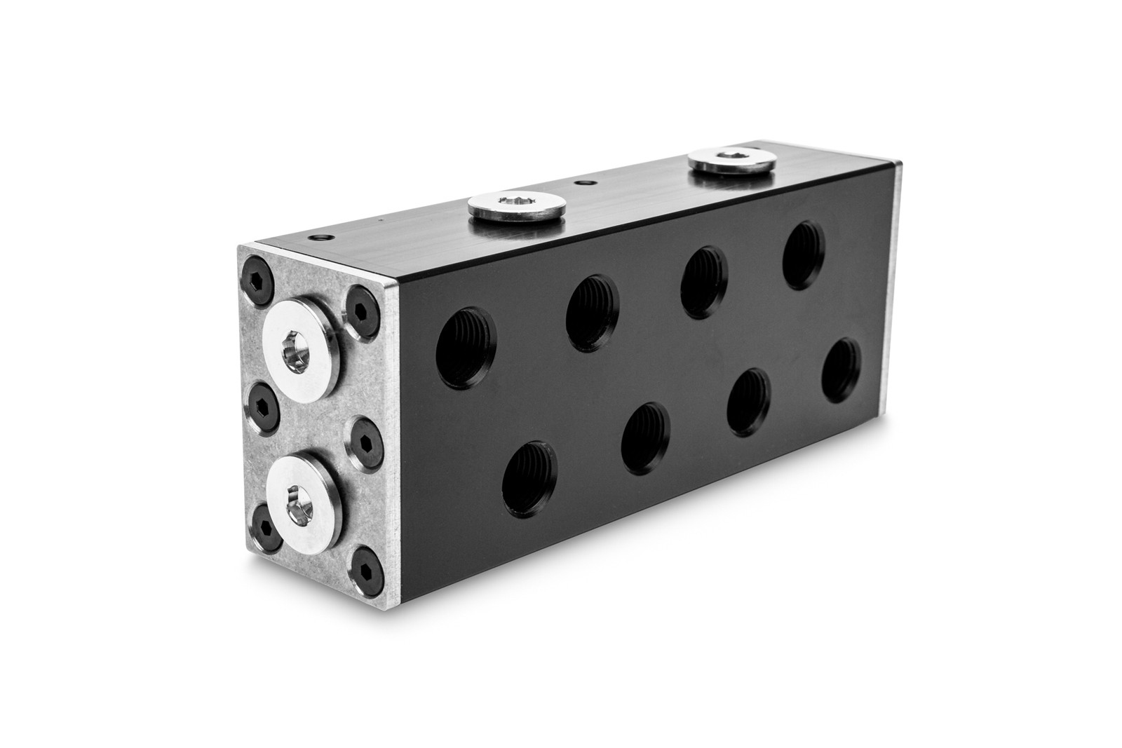 Image of EK Water Blocks EK-Pro Manifold 2CPU 2GPU - Acetal Water blocks bridge