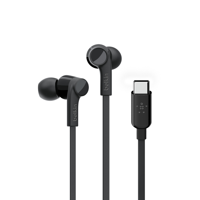 Belkin ROCKSTAR Headset Wired In-ear Calls/Music USB Type-C Black