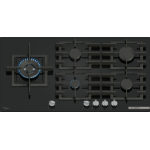 Bosch Serie 6 PPM9A6I40 hob Black Built-in 90 cm Gas 5 zone(s)