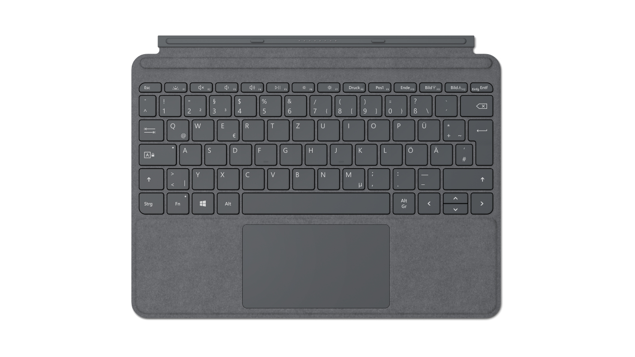 Image of Microsoft Go Type Cover Platinum QWERTZ German