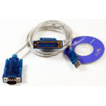 Microconnect USBADB25 serial cable Transparent 1.8 m USB Type-A DB-9