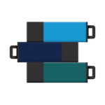 Centon 3 x Pro 2 8GB USB flash drive USB Type-A 2.0 Blue,Navy,Turquoise