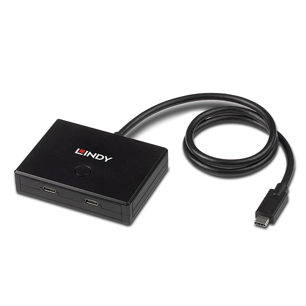 Image of Lindy 2 Port USB 3.2 Gen 1 Type C Switch - bidirectional