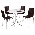 Teknik Office Loft Bistro Table and Chairs Set - 6907WE DD
