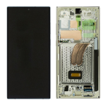 Samsung Galaxy S23 Ultra Original Display Assembled Frame - Cream