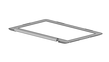 Image of HP L52553-001 laptop spare part Bezel