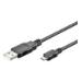 Microconnect USBABMICRO1 USB cable USB 2.0 1 m USB A Micro-USB B Black