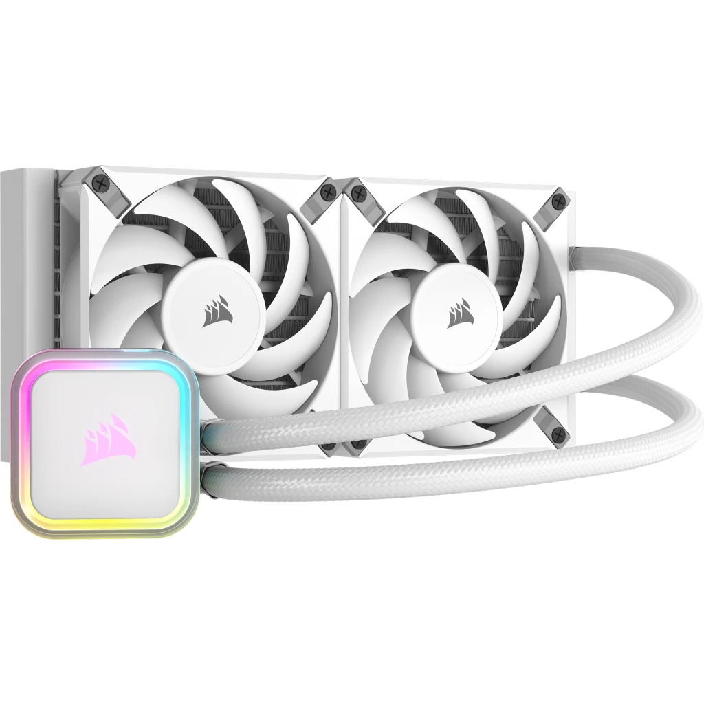 Image of Corsair H100I Elite Processor All-in-one liquid cooler 12 cm White...