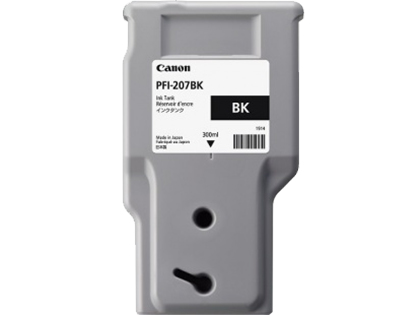 Image of Canon 8789B001/PFI-207BK Ink cartridge black 300ml for Canon IPF 680
