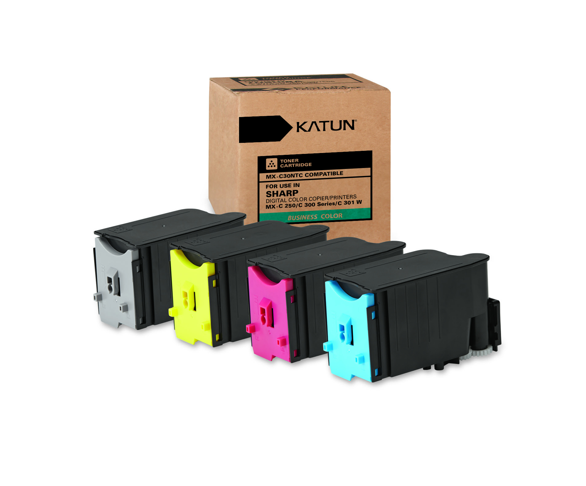 Image of Katun 47897 Toner-kit black, 6K pages (replaces Sharp MXC30GTB)...