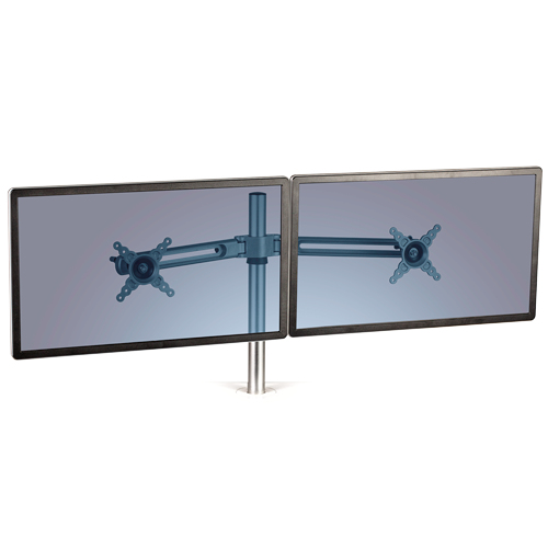 Fellowes 8042901 monitor mount / stand 66 cm (26") Desk Silver