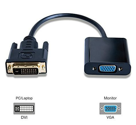 Image of Microconnect DVI-D/VGA 0.25 m VGA (D-Sub) Black