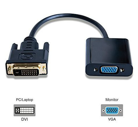 Microconnect DVI-D/VGA 0.25 m VGA (D-Sub) Black