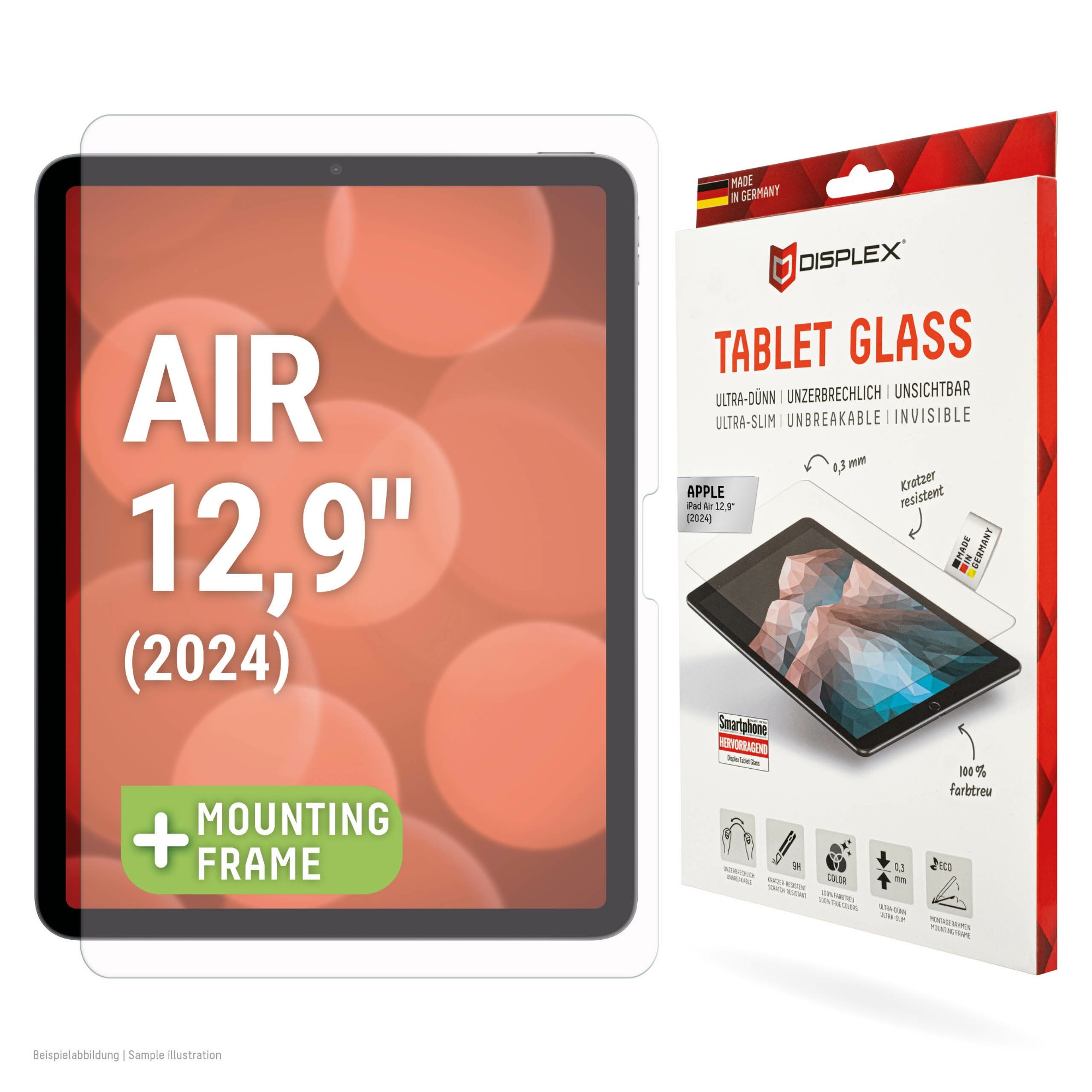 E.V.I. 01963 tablet screen protector Clear screen protector Apple 1 pc(s)